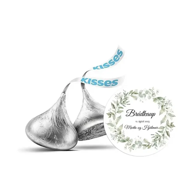 1Hersheys Kisses límmiðar - Image 1