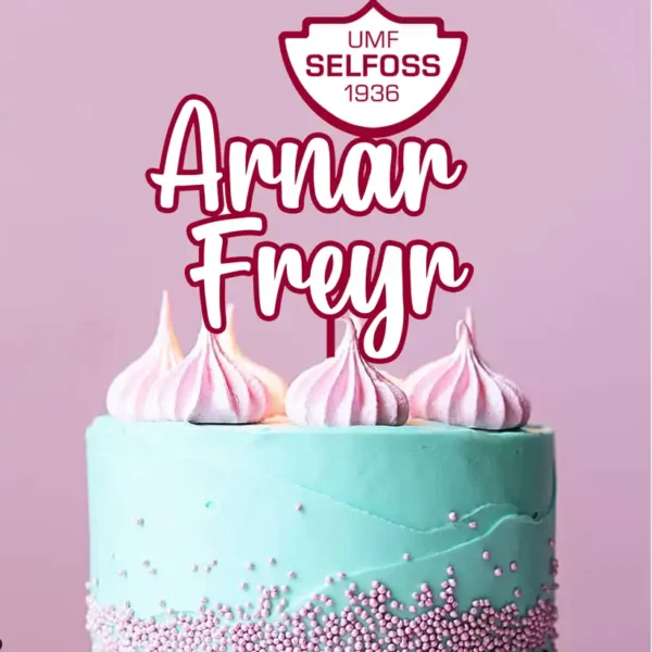 Sérhannaðir kökutoppar