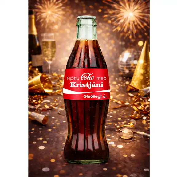 Coca-Cola límmiðar + spá