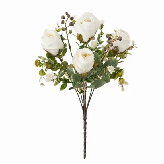 Hvítur blómvöndur